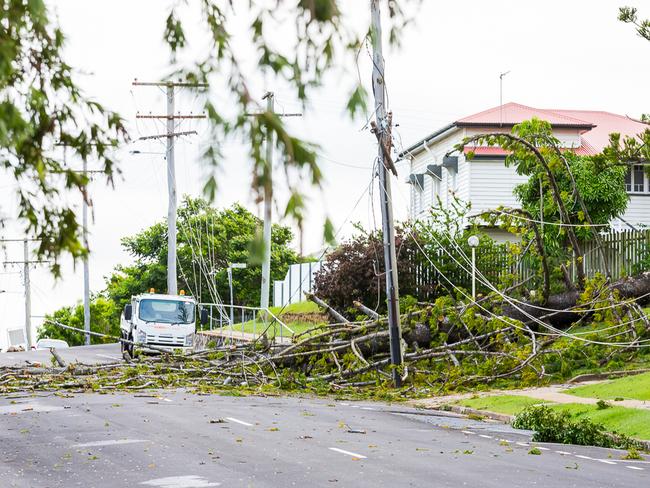 Debris from homes is scattered along the streets of Gladstone. PHOTO: Natalia Muszkat