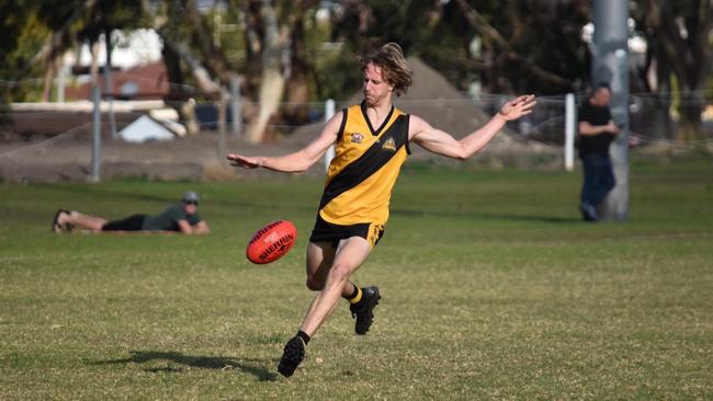 Caleb Higgins of the Northern Districts Tigers. Picture: Sean Ritter