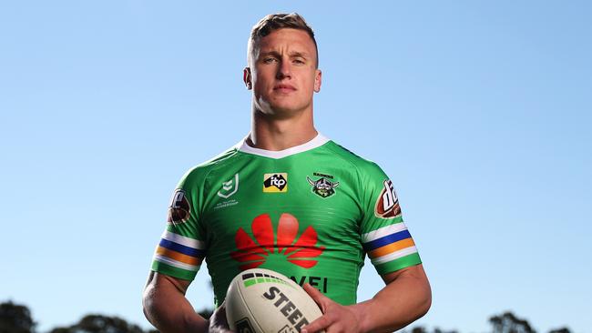 Jack Wighton is Canberra’s reluctant halves hero. Picture: Brett Costello