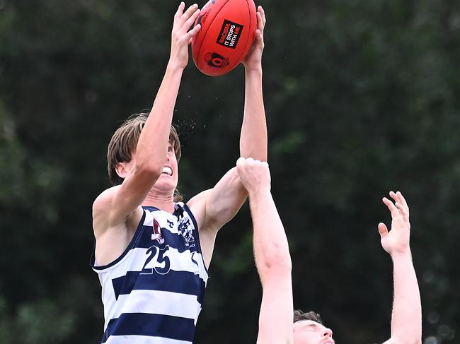 Broadbeach player Kalani WhiteQAFL colts Mt Gravatt v Broadbeach.Saturday June 1, 2024. Picture, John Gass