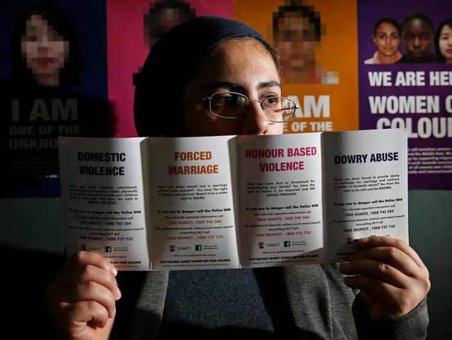 Seeking help to prevent domestic violence is stigmatised in some refugee communities, Ms Mirzada said. Picture: Toby Zerna