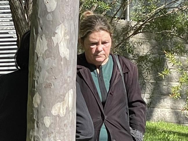 Registered nurse Lisa Robson, 60, of Umina Beach, outside Gosford Local Court where she was convicted of assaulting a patient. Picture: NewsLocal