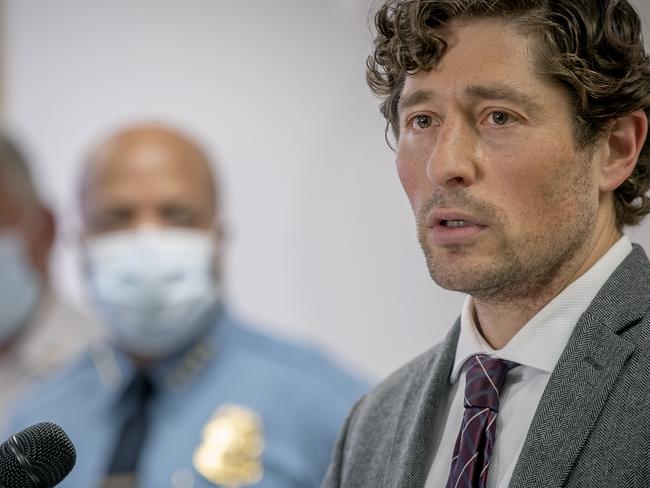 Minneapolis Mayor Jacob Frey has announced a curfew. Picture: AP