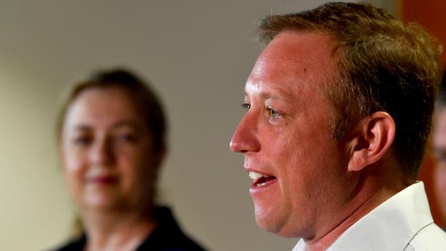 Premier Annastacia Palaszczuk and Deputy Premier Steven Miles. Picture: Evan Morgan