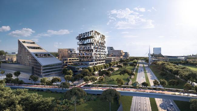 Artist’s impression of the Australian Education City. Picture: Supplied