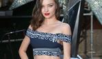 NEW YORK, NY - NOVEMBER 16: Miranda Kerr attends the Swarovski Star Raising For 2015 Rockefeller Center Christmas Tree at Rockefeller Plaza on November 16, 2015 in New York City. (Photo by Rob Kim/Getty Images)