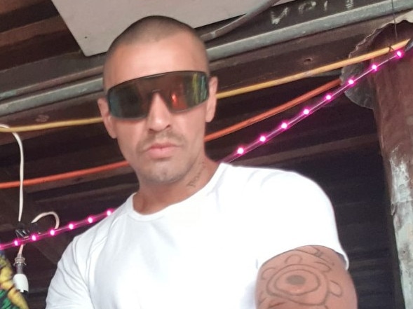 Ervin Oscar James pleaded guilty to one count of armed robbery in company, and two counts of assault as he was sentenced in Cairns District Court after he terrorised a caravan park full of international workers in Mareeba. Photo: Facebook