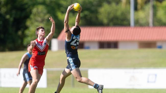 Waratah v Darwin Buffaloes in the Men’s Premier League. Picture: Che Chorley