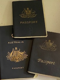 Expired and fake passports of Private Investigator Keith Schafferius.