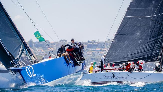 Action from the 2022 Rolex Sydney Hobart Yacht Race. Picture: Salty Dingo