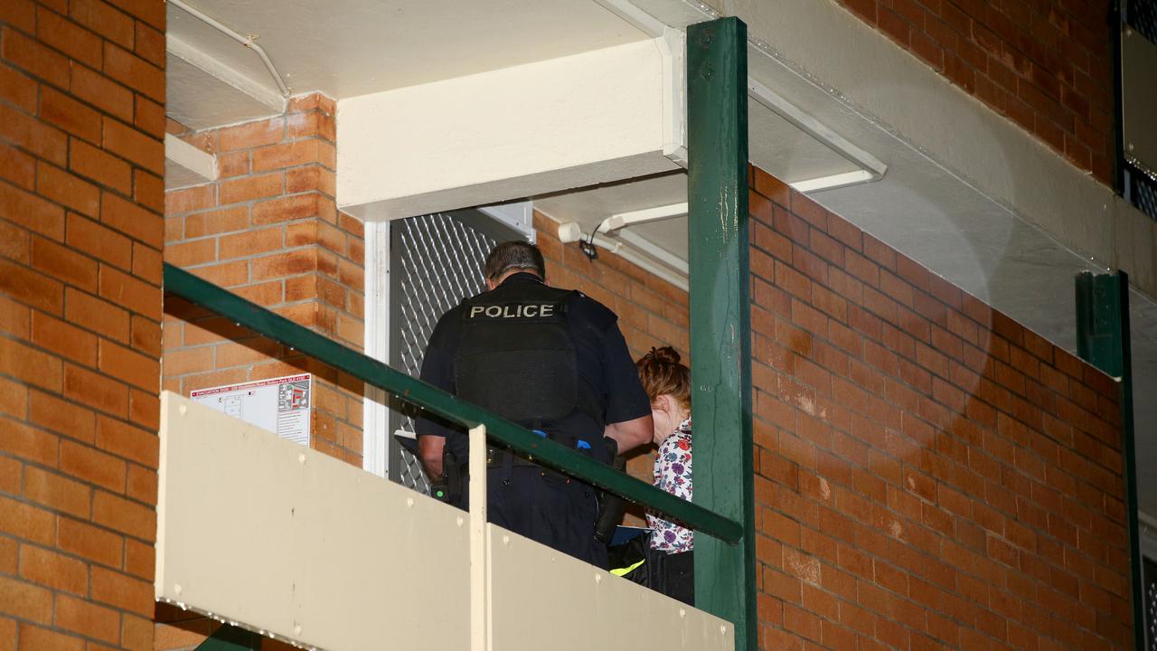 Two men have been allegedly stabbed by a third person at a unit complex in Dutton Park. Picture: David Clark