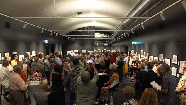 The opening of the Bill Leak retrospective at the National Cartoon Gallery. It was the first time the new $3 million redevelopment was opened to the public. Photo: Tim Jarrett