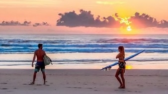 Kerry Mulgrew shared this shot of Coolum Beach on the Sunshine Coast Daily's Instagram page.