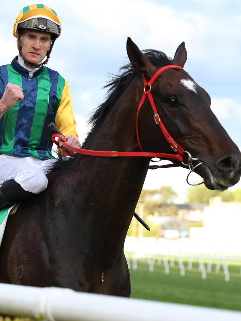 Chad Schofield riding Ceolwulf. (Photo by Jeremy Ng/Getty Images)