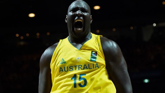 Nate Jawai of the Boomers.