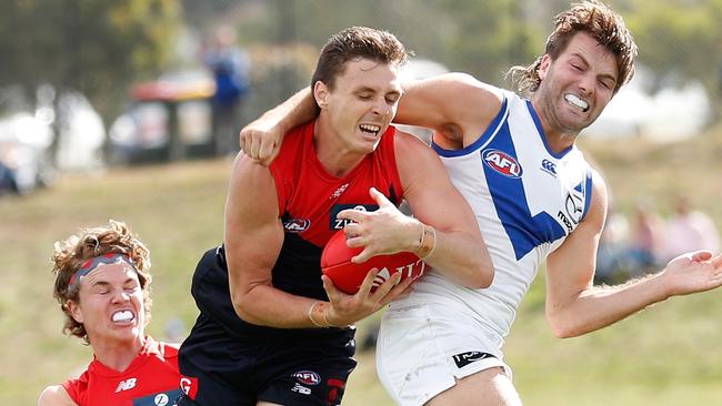 Jake Lever was a standout in his first game as a Demon. Picture: Getty Images