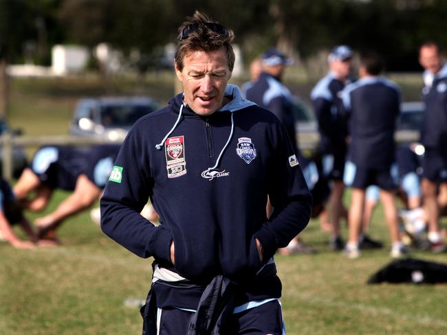 Bellamy at camp in Kingscliff in 2010.