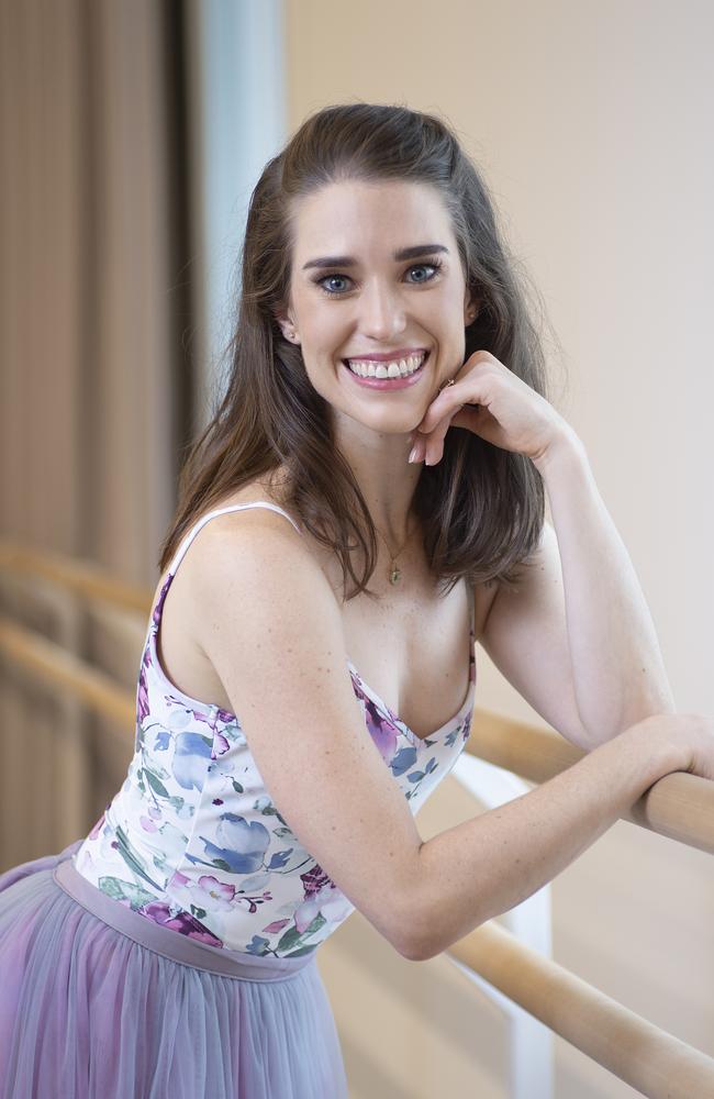 Now in her 30s, Dana Stephensen says she has reached a point in her career where she knows how to nourish and nurture her body, and to keep her body dancing at its best. Picture: Taylor Ferne-Morris