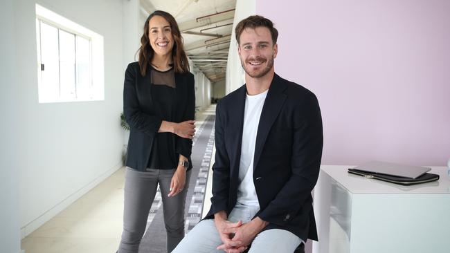 Magazine editors Jacqui Mooney and Scott Henderson. Picture: Britta Campion