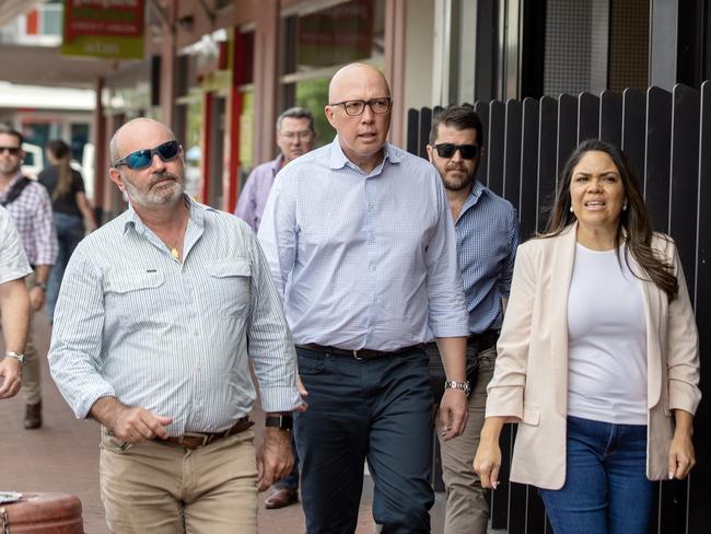 Peter Dutton has been pack-attacked after demanding more action to save Aboriginal children there from neglect and sexual abuse. Picture: Liam Mendes