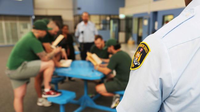 Reading promotes literacy and provides a level of escapism for inmates. Picture: CSNSW