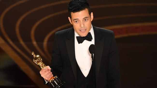 Best Actor Rami Malek. Picture: AFP