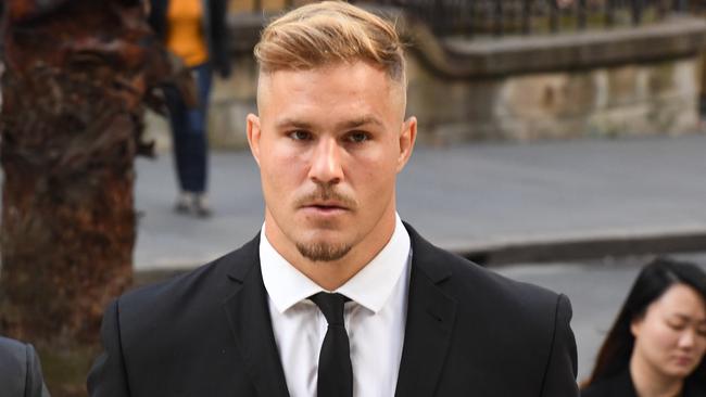 Jack de Belin arrives at the NSW Federal Court in Sydney today. Picture: AAP