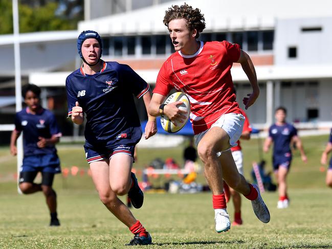 TAS First XV rugby between Canterbury College and St Paul's School.Saturday May 27, 2023. Picture, John Gass