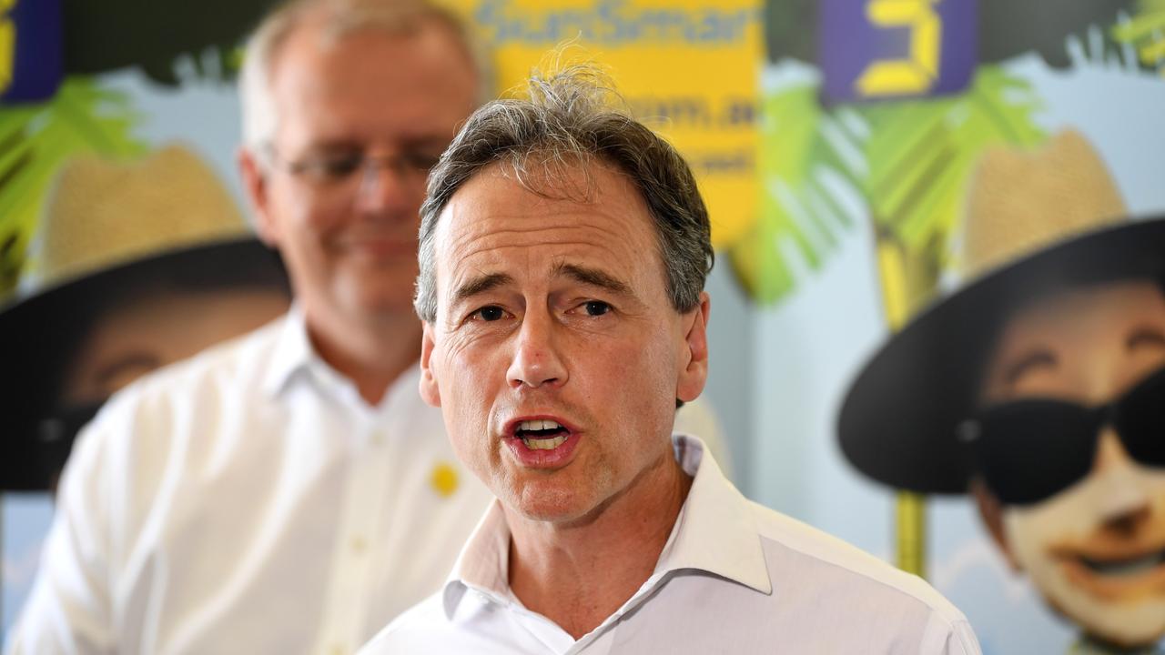 Federal Health Minister Greg Hunt said Australians should not fear the increase in virus cases because the number of people admitted to hospital with serious illness had not grown. Picture: NCA NewsWire/Dan Peled