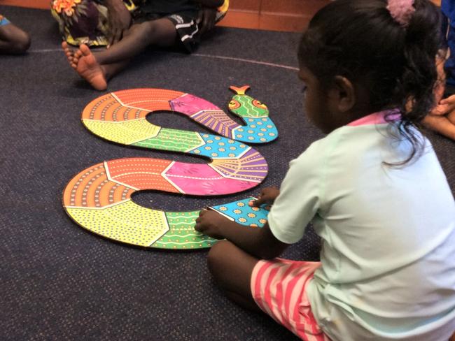 Yirrkala preschool in the Northern Territory made it to the top eight early childhood education and care services in Australia to achieve a rating of over nine. Picture: Supplied