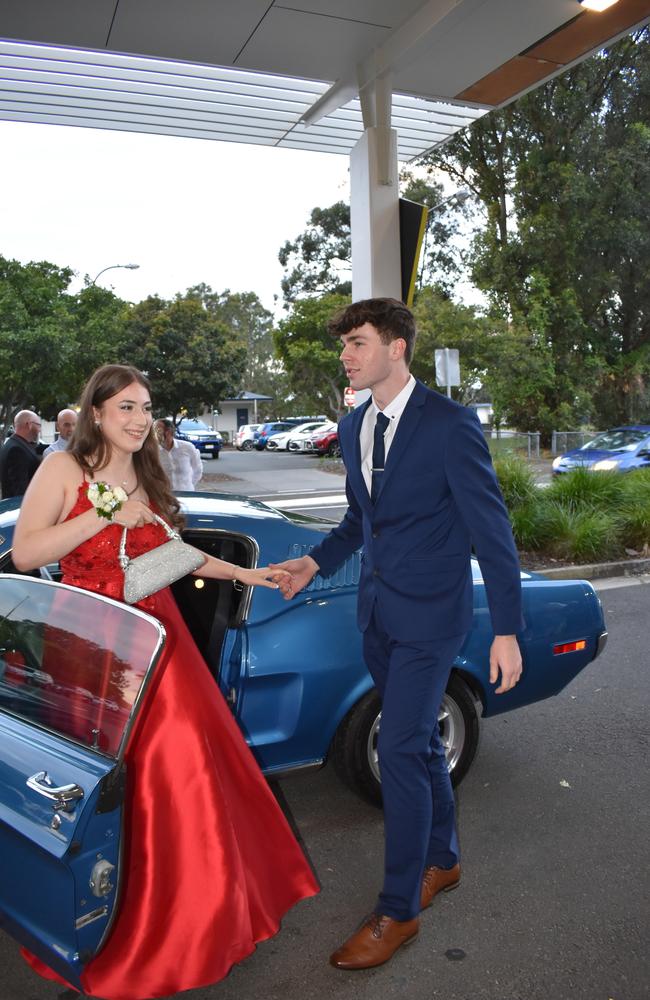 Students at the 2024 Nambour Christian College formal.