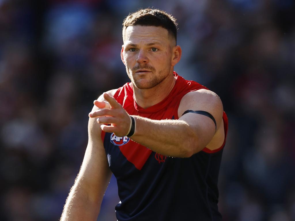 Steven May in action for the Demons. Picture: Michael Klein