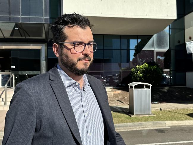 Petru-Emanuel Dascalita leaving Maroochydore Magistrates Court on July 19, 2024. Picture: Sam Turner