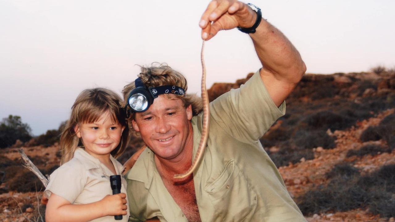 Bindi Irwin with her dad Steve. Picture: Facebook