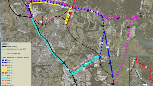 Six alternative routes to the TMR-approved route through Eagleby have been dismissed by the state government.