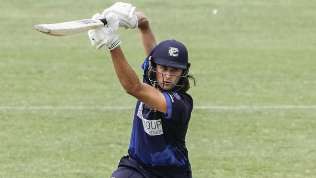 Prahran batsman Lachlan Bangs. Picture: Valeriu Campan