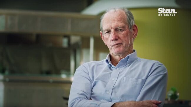 Wayne Bennett shows emotion in rare interview