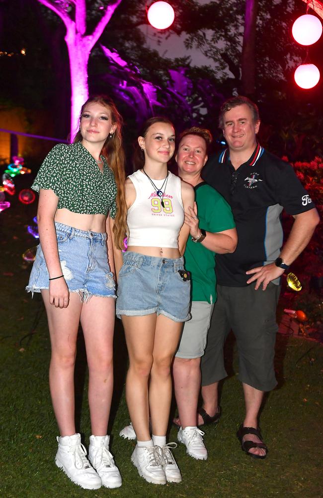 Emily Jeffrey, Madison Reo, Juni Jeffrey and Richard Jones.