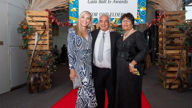 Jody Dixon, Hal Hart and Sharon Greenoff at the Darwin Convention Centre. Picture: Pema Tamang Pakhrin