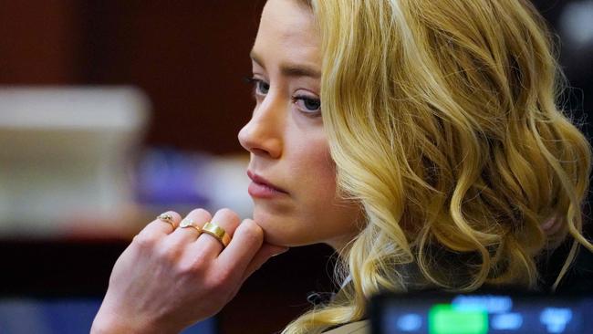 Amber Heard is defending Johnny Depp’s defamation suit and countersuing for $US100 million. Picture: Steve Helber/AFP