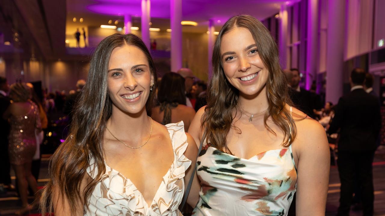 Annaleise Stoyko and Suzie Stokes at the 54th Sports Star of the Year Awards at RACV Royal Pines. THE PULSE . Picture: Celeste Humphrey