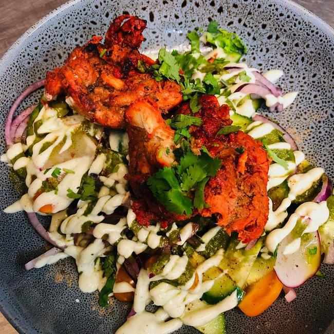 The Murgh Tikka with Mint Chutney at Andaz Indian