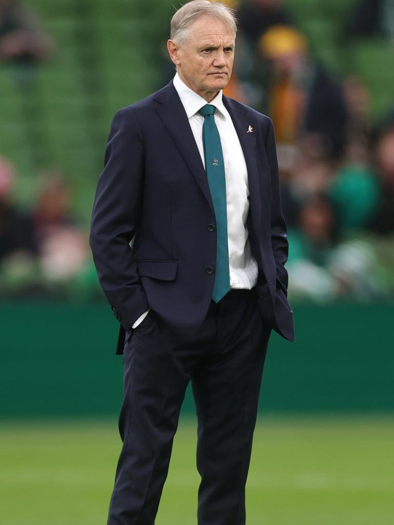 Australian coach Joe Schmidt has made some big selections. Picture: David Rogers/Getty Images