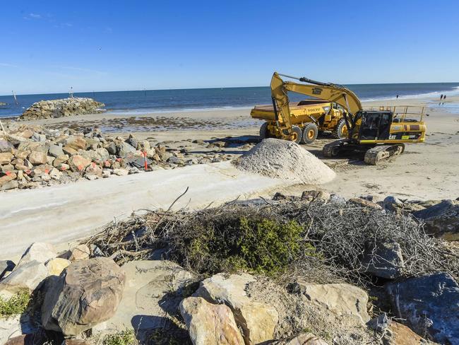 The beach is back at West Beach