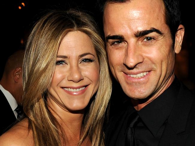 FILE - FEBRUARY 15: Actors Jennifer Aniston and Justin Theroux have split up after two years of marriage, according to the Associated Press. HOLLYWOOD, CA - JANUARY 28:  Actress-director Jennifer Aniston and actor-director Justin Theroux attend the 64th Annual Directors Guild Of America Awards cocktail reception held at the Grand Ballroom at Hollywood & Highland on January 28, 2012 in Hollywood, California.  (Photo by Kevin Winter/Getty Images for DGA)