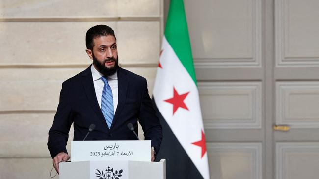 Syrian President Ahmed al-Sharaa. Picture: AFP
