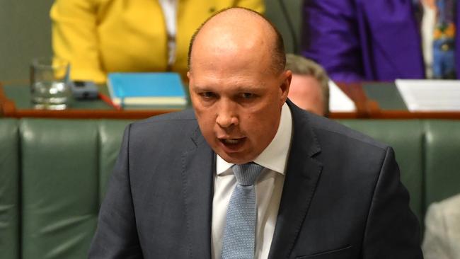 Immigration Minister Peter Dutton.