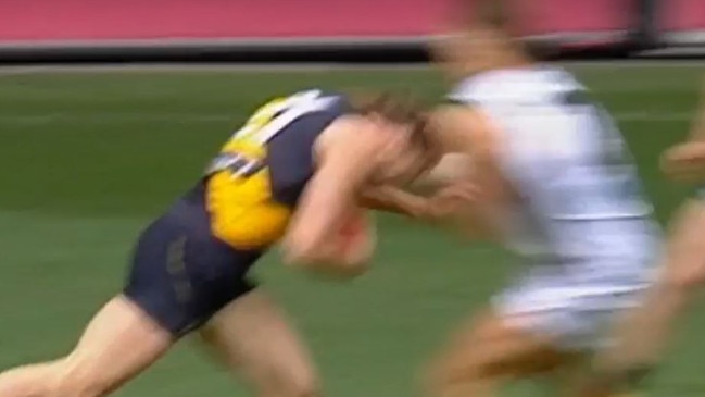 Shane Tuck’s widow Katherine released a seven-minute video that showed her late husband suffering repeated head knocks during his 173-game Richmond playing career.