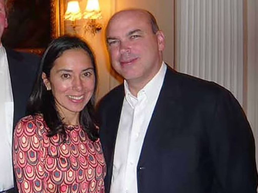 Billionaire Mike Lynch and his 18-year-old daughter were confirmed to be the first two bodies pulled from the water on Wednesday. His wife Angela Bacare (together, above) survived the tragedy