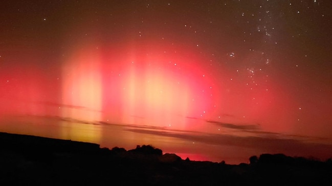 The lights from Coodlie Park Eco Retreat on the Eyre Pennisula. Picture: Krystina Rose